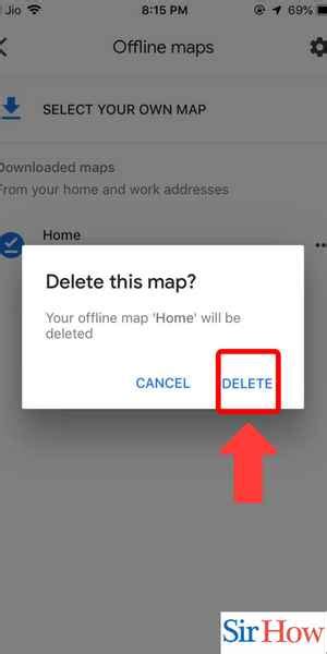 How to Delete Offline Maps in Google Maps on iPhone