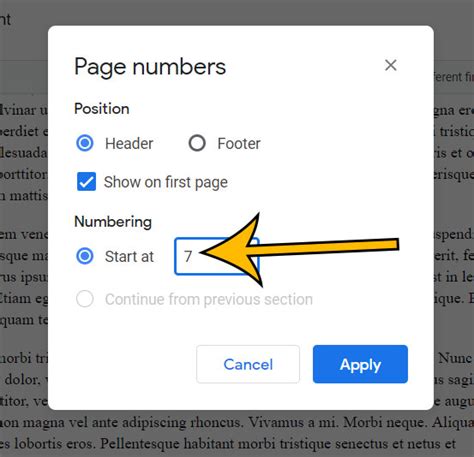 How to Delete Page Numbers in Google Docs
