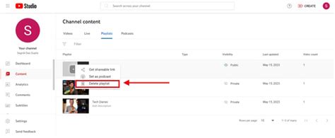 How to Delete YouTube Playlist as a Creator