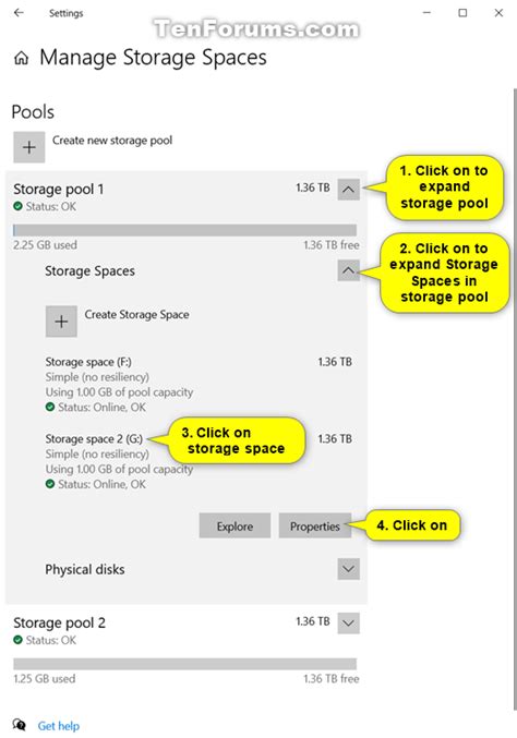 How to Delete a Windows 10 Storage Space or Storage Pool