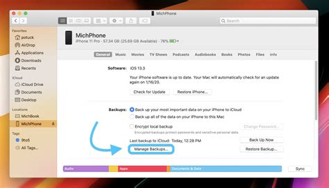 How to Delete iPhone Backup from macOS Catalina