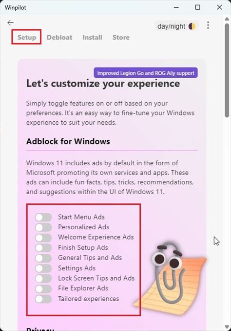 How to Disable Ads on Windows 11 Using Winpilot
