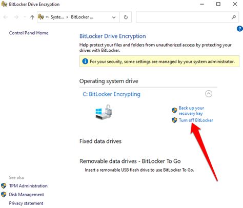 How to Disable Bitlocker on Windows 10