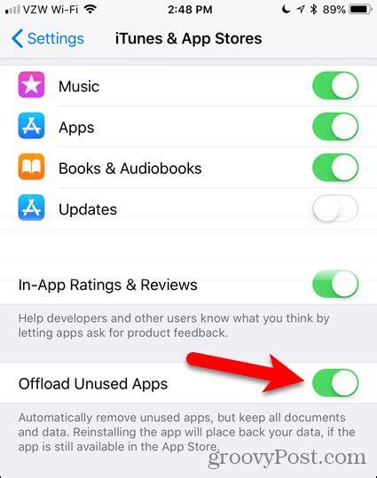 How to Disable Offload Unused Apps Ios 17