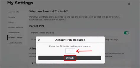 How to Disable Pin from Parental Controls