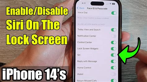How to Disable Siri on Lock Screen