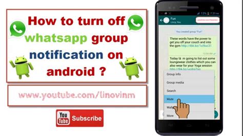 How to Disable WhatsApp Notification for Each Group
