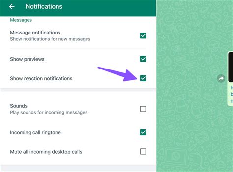 How to Disable WhatsApp Reaction Notifications