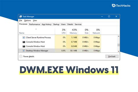 How to Disable or Remove the Desktop Window Manager (dwm.exe) Process