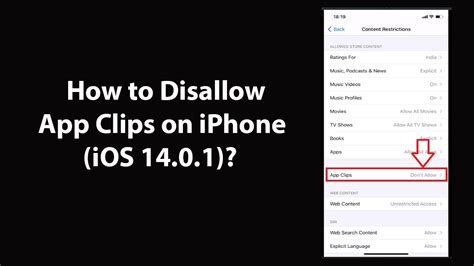 How to Disallow App Clips on iPhone