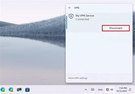 How to Disconnect VPN Connection on Windows 11 PC