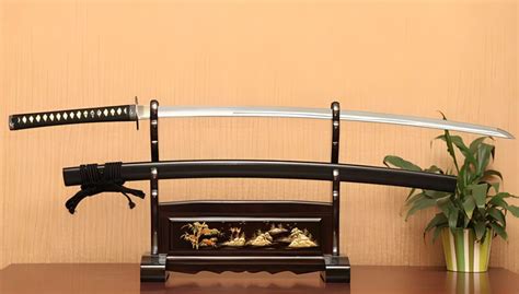 Different ways to display a katana, including wall mounts, stands, and display cases.