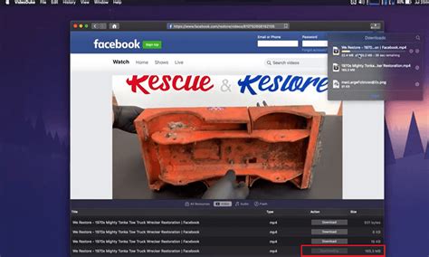 How to Download Facebook videos on Mac using VideoDuke