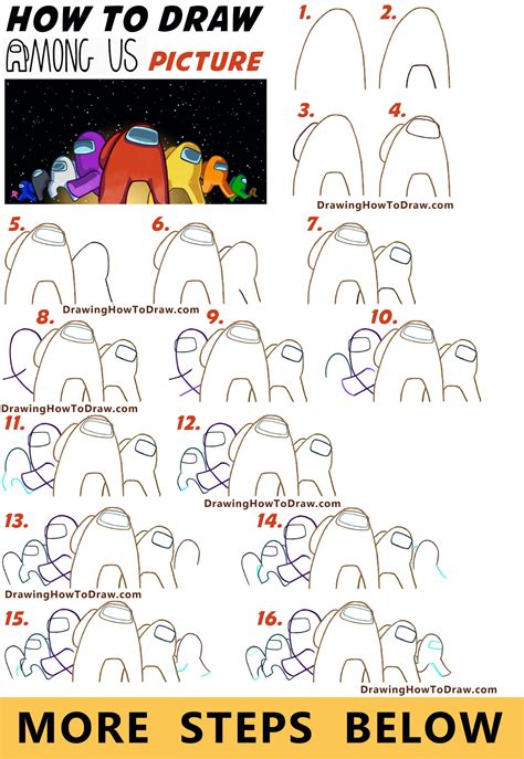 How to Draw Among Us