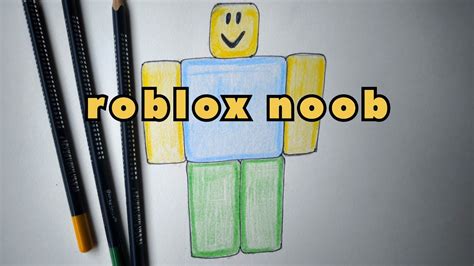 How to Draw a Roblox Noob - YouTube