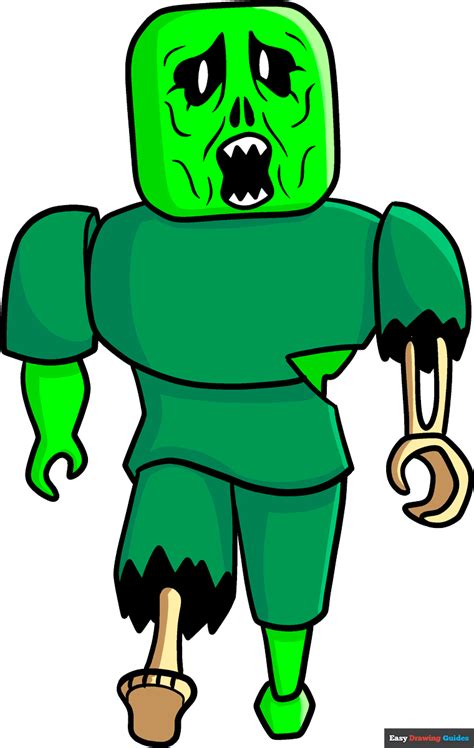 How to Draw a Roblox Zombie - Really Easy Drawing Tutorial
