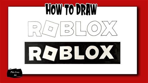 How to Draw the Roblox Logo - YouTube