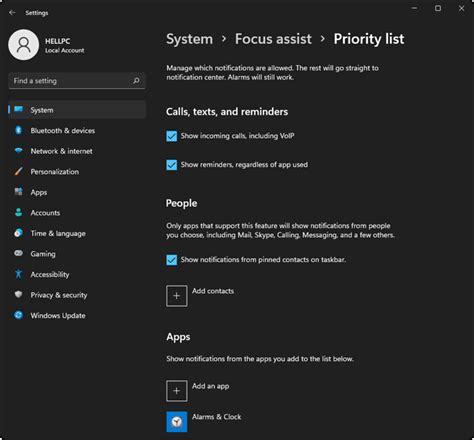 How to Enable &amp; Configure Focus Assist