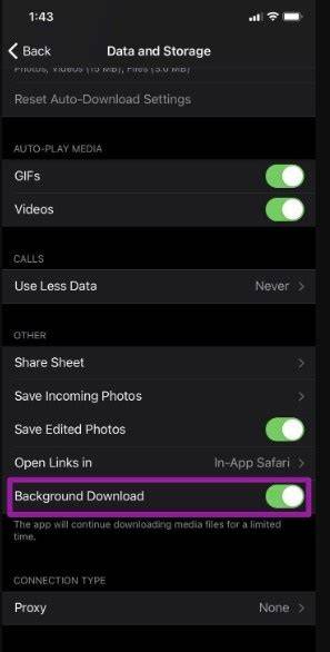 How to Enable Background Download in Telegram Ios