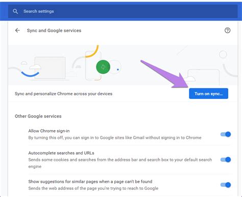 How to Enable Chrome Sync