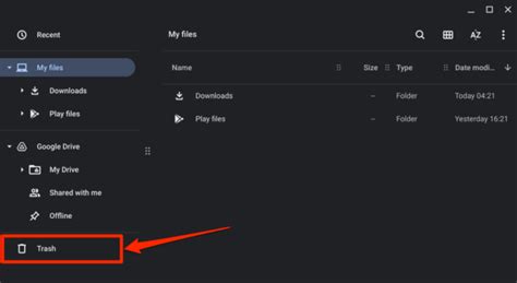 How to Enable Chromebook Recycle Bin