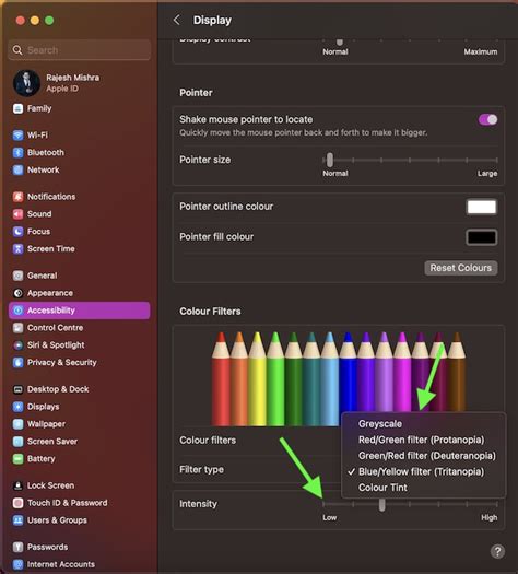 How to Enable Color Filters on Mac
