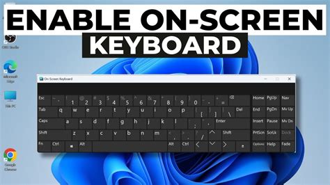 How to Enable On-Screen Keyboard on Windows 11