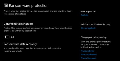 How to Enable Ransomware Protection
