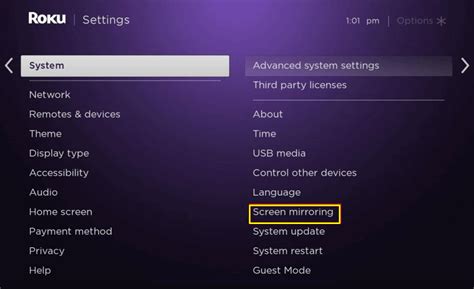 How to Enable Screen Mirroring on Roku
