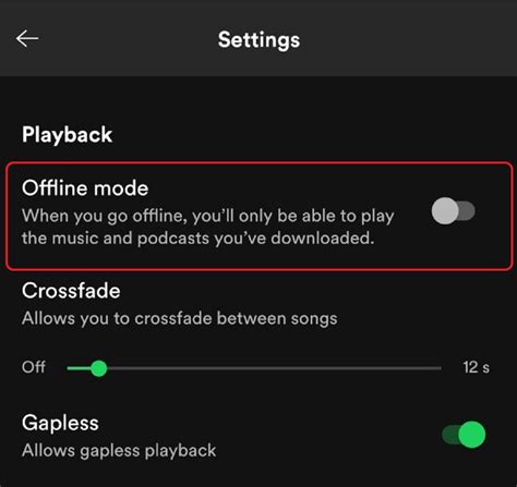 How to Enable Spotify Offline Mode on Phone