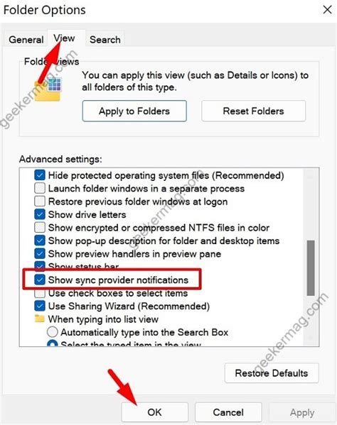 How to Enable or Disable Sync Provider Notifications in File Explorer in Windows 11