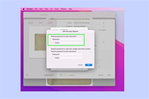 How to Encrypt a PDF File on Mac Using Print Function