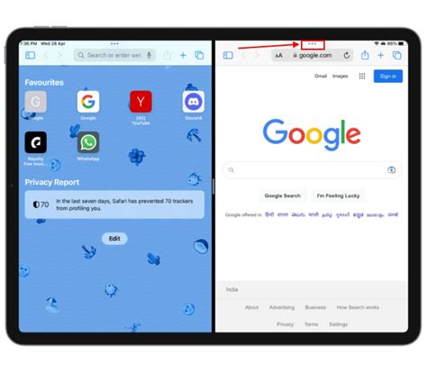 How to Exit Split Screen in Safari Browser on iPad
