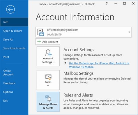 How to Export Outlook Email Rules