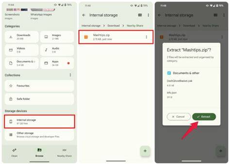 Cara Ekstrak ZIP di Android