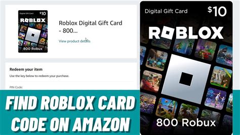 How to FIND ROBLOX GIFT CARD CODE When Bought on Amazon 