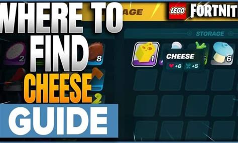 How to Find Cheese in LEGO Fortnite