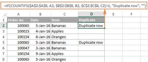 How to Find Duplicate Row or Data