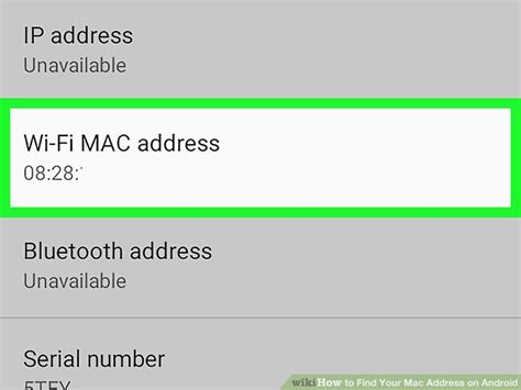How to Find MAC Address on Android