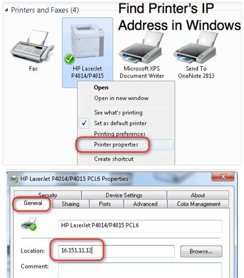 How to Find a Printer’s IP Address Via the Network Configuration Page