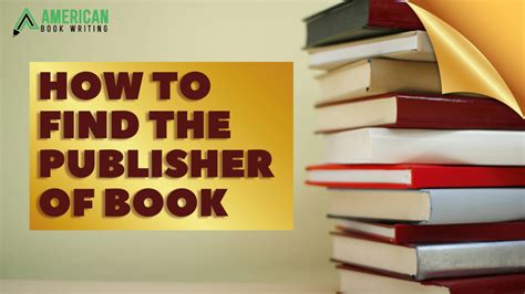 How to Find a Publisher