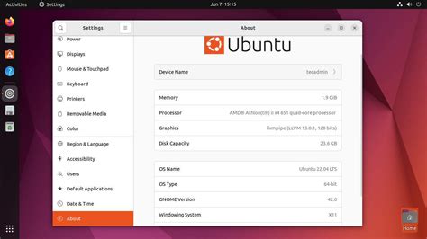 How to Find the Version of Ubuntu Using the GUI