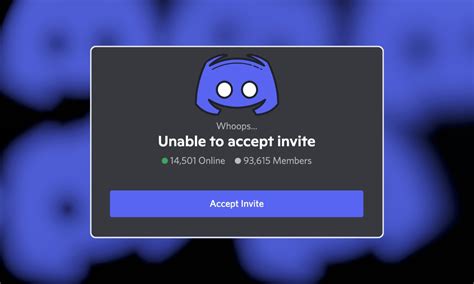 How to Fix “Unable to Accept Invite” Error on Discord