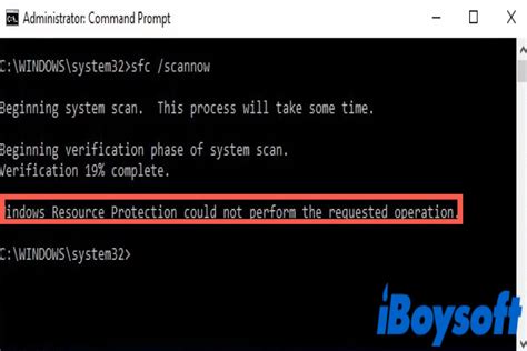How to Fix “Windows Resource Protection Could Not Perform the Requested Operation” Error