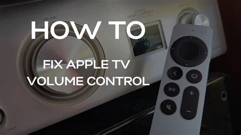 How to Fix Apple TV Volume Not Working Problem