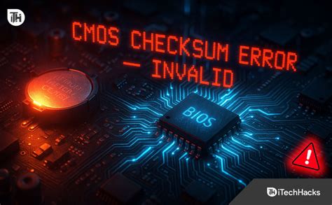 How to Fix CMOS Checksum Bad Error