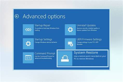 Use System Restore if the error started recently