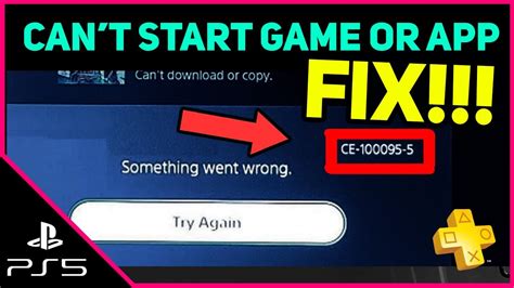 How to Fix Error CE-10095-5 on PS5