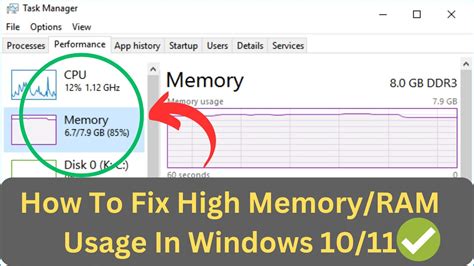 How to Fix High RAM Usage in Windows 10
