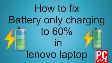 How to Fix Lenovo Battery Not Charging When Plugged In